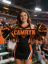 Custom Cheer Stick Sign With Pom Poms Game Day Signs Sport Mom Sign